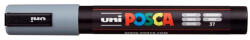 uni Dekormarker, 1, 8-2, 5 mm, UNI "Posca PC-5M", szürke (PC-5M GREY) - eztkapdki