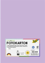  Dekorkarton, 2 oldalas, A4, 300 g, 50 lap, FOLIA, halvány orgonalila (614/50 31) - eztkapdki