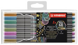 STABILO Filctoll STABILO Pen 68 metallic 8 db-os készlet (6808/8-11) - eztkapdki