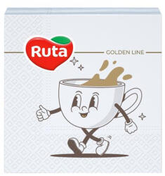 Ruta Szalvéta, 1/4 hajtogatott, 2 rétegű, 24x24 cm, 40 db, RUTA "Coffee (A0306) - eztkapdki