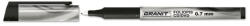 GRANIT Alkoholos marker, OHP, 0, 7mm, GRANIT "M857", fekete, 20db/cs (M85720K01) - eztkapdki