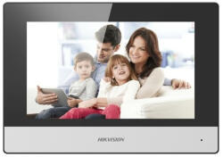 Hikvision IP kaputelefon - DS-KH6320-WTE1 (beltéri egység, 7" touch screen, wifi, PoE) (DS-KH6320-WTE1) - eztkapdki