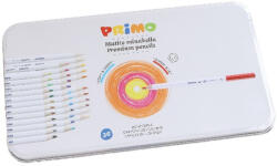 Primo Színes ceruza PRIMO Minabella hatszögletű fémdobozos 36 db/készlet (5247MINAB36) - eztkapdki