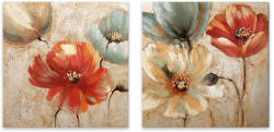 TopMebel " Flowers" TopMebel 2 картини на платно с дигитален печат 103x50x3cm