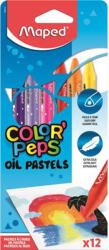 Maped Olajpasztell kréta, MAPED "Color`Peps", 12 különböző szín (864010)