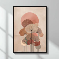 TopMebel " Pink Leaves" TopMebel картина в МДФ рамка 50x70cm