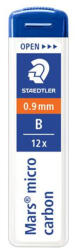 STAEDTLER Grafitbél, B, 0, 9mm, STAEDTLER "Mars Micro Carbon 250", 12szál/tubus (250 09-B) - eztkapdki