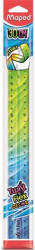 Maped Vonalzó, műanyag, 30 cm, MAPED "Twist`n Flex Decor (279315)