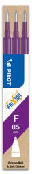 Pilot Rollertoll betét, 0, 25 mm, törölhető, PILOT "Frixion Ball/Clicker", lila (BLS-FR5-V-S3) - eztkapdki