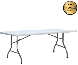 TopMebel Capri TopMebel сгъваема маса за конференции - едно цяло, цвят ледено бяло, 198x90x74cm