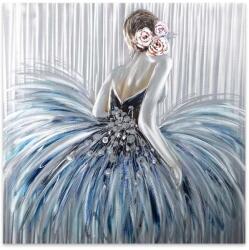 TopMebel Картина " Girl In Pearl Dress" TopMebel върху платно дигитален печат 90x90x3cm
