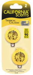 California Scents Autóillatosító, mini diffúzer, 2*3 ml, CALIFORNIA SCENTS "Tropical Colada (UCSM17) - eztkapdki