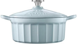 Buydeem Cratita cu capac BUYDEEM CP521-WB, 2.9 l, Fonta emailata Albastru deschis (CP521-WB) - cmcshop