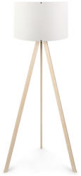 TopMebel Rosling TopMebel подова лампа от МДФ/плат/ПВЦ в натурален/бял цвят 38x21x140cm