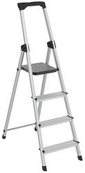 TopMebel KUMTEL KMM-45 алуминиева стълба 3+1 стъпала 138cm