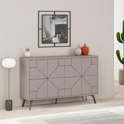 TopMebel Шкаф Dune TopMebel от меламин в светъл мока цвят 123x35x77, 4cm