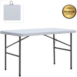 TopMebel Capri TopMebel сгъваема маса за конференции - куфар, цвят ледено бяло 120x60x74cm