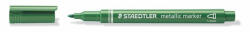 STAEDTLER Dekormarker, 1-2 mm, kúpos, STAEDTLER "8323", metálzöld (8323-553) - eztkapdki