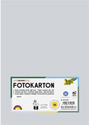  Dekorkarton, 2 oldalas, A4, 300 g, 50 lap, FOLIA, világosszürke (614/50 80) - eztkapdki