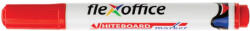 FlexOffice Táblamarker, 2, 5mm, kúpos, FLEXOFFICE "WB03", piros, 12db/doboz (FO-WB03RED) - eztkapdki