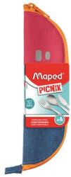 Maped Evőeszközkészlet, fém, szövet tok, MAPED PICNIK "Concept Kids", pink (878001) - eztkapdki