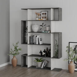 TopMebel Библиотека Mito TopMebel от меламин в антично бяло/ретро сиво 108x25x161cm