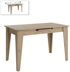 TopMebel Разтегателна маса Trendline TopMebel от меламин в цвят дъб 120/150x70x75cm