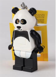 LEGO® Kulcstartó, LED világítással, LEGO "Panda Guy (LGL-KE195H) - eztkapdki
