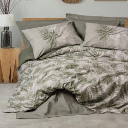 TopMebel Комплект калъфи за завивка Frond 4 части Двойно 200x220 каки цвят