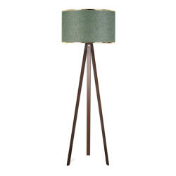 TopMebel Rosling TopMebel МДФ/плат/ПВЦ подова лампа в орех/кипарис цвят 38x21x140cm