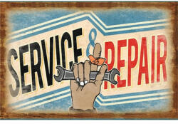  PF Service repair 20x30 cm-es retro dekor fémtábla (C20388) - eztkapdki