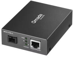 TP-Link Media Convertor WDM Gigabit RJ45 - Single-mode SC Bi-directional, 2 km - TP-Link Omada MC211CS-2 (MC211CS-2)