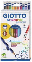 GIOTTO Színes ceruza GIOTTO hegyezővel, radírral 10db/készlet (2568 00) - eztkapdki