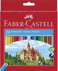 Faber-Castell Színes ceruza készlet, hatszögletű, FABER-CASTELL "Classic", 24 különböző szín (120124) - eztkapdki