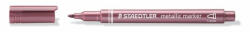 STAEDTLER Dekormarker, 1-2 mm, kúpos, STAEDTLER "8323", metálpiros (8323-232) - eztkapdki