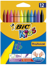 BIC Zsírkréta BIC KIDS PlastiDecor kerek hegyezett 12 színű (945764) - eztkapdki
