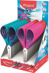 Maped Olló display, iskolai, 13cm, MAPED "Essentials Soft", 24db/disp (464412) - eztkapdki