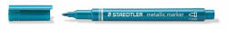 STAEDTLER Dekormarker, 1-2 mm, kúpos, STAEDTLER "8323", metálkék (8323-373) - eztkapdki