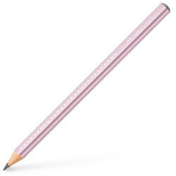 Faber-Castell Grafitceruza, B, háromszögletű, FABER-CASTELL "Sparkle Jumbo", metál rózsaszín (111661) - eztkapdki