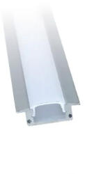 2r Alu Profil LED szalaghoz CC031 PVC borítással (2méter/db) (L210107186) - eztkapdki