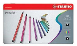 STABILO Filctoll STABILO Pen 68 40db-os készlet fém dobozban (6840-6) - eztkapdki