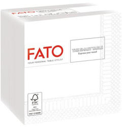 FATO Szalvéta, 1/4 hajtogatott, 24x24cm, FATO "Smart Table", fehér, 100db/cs (82220003)