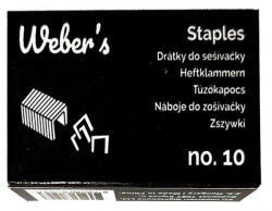  Tűzőkapocs WEBER`S No. 10 1000 darabos - eztkapdki