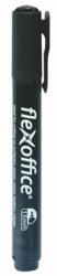 FlexOffice Alkoholos marker, 1, 5 mm, kúpos, FLEXOFFICE "PM03", fekete (FO-PM03BLACK) - eztkapdki