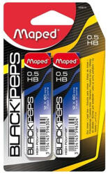 Maped Grafitbél, 0, 5mm, HB, 12 szálas, MAPED "Black Peps", 24szál/cs (559610) - eztkapdki