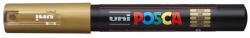 uni Dekormarker, 0, 7-1, 0 mm, UNI "Posca PC-1M", arany (2UPC1MA)