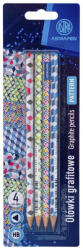 Astra Grafitceruza ASTRA PEN Patterns háromszögletű HB 4 db/bliszter (206023014) - eztkapdki