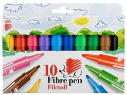 ICO Filctoll készlet, 1-3 mm, ICO "Süni", 10 különböző szín (9580016026) - eztkapdki