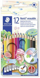 STAEDTLER Színes ceruza készlet radírral, hatszögletű, STAEDTLER "Noris Club", 12 különböző szín (144 50NC12) - eztkapdki