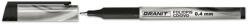 GRANIT Alkoholos marker, OHP, 0, 4mm, GRANIT "M854", fekete, 20db/cs (M85420K01) - eztkapdki
